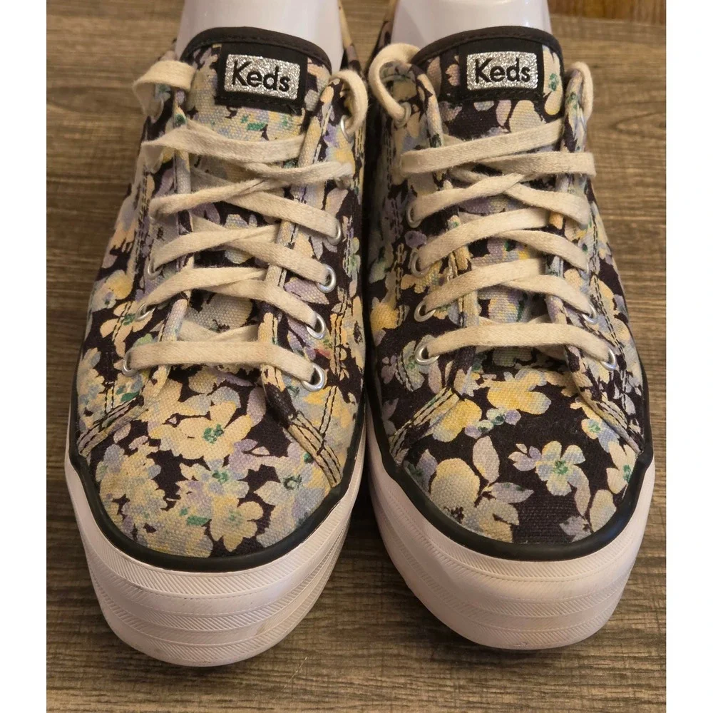 Keds Triple Up Floral Platform Sneakers Womens‎ Size 9.5 Multicolor